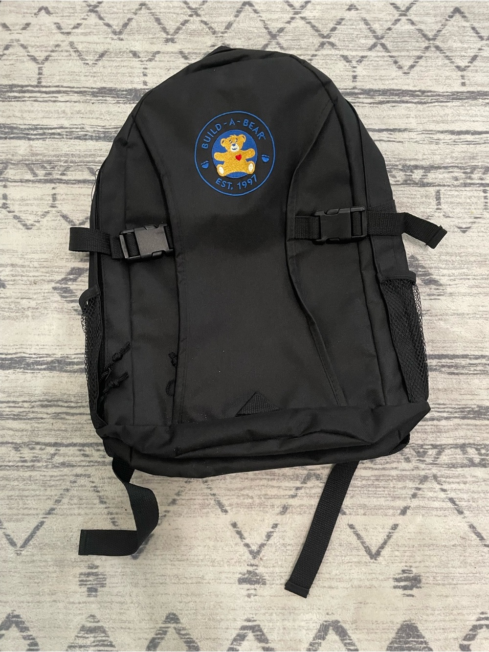 Build-A-Bear Black Logo Backpack